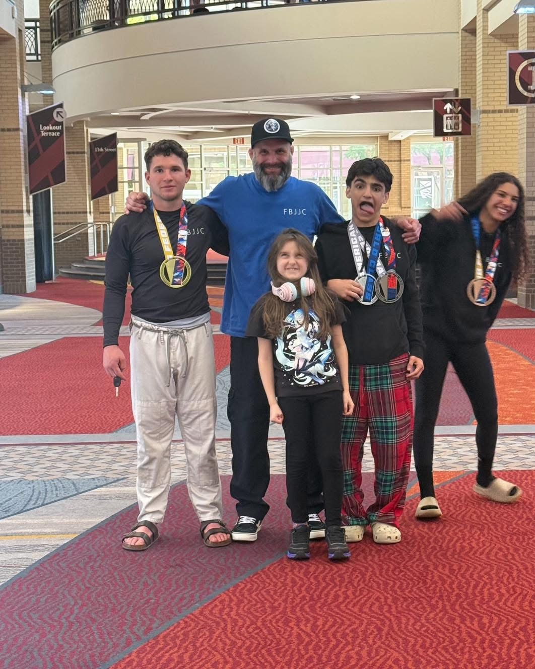 <p>Those who train hard reap the rewards! &nbsp;Start your BJJ and fitness journey today! &nbsp;Come do a free class and see why BJJ is the most trained martial art worldwide for self defense as well as by professional fighters!</p>