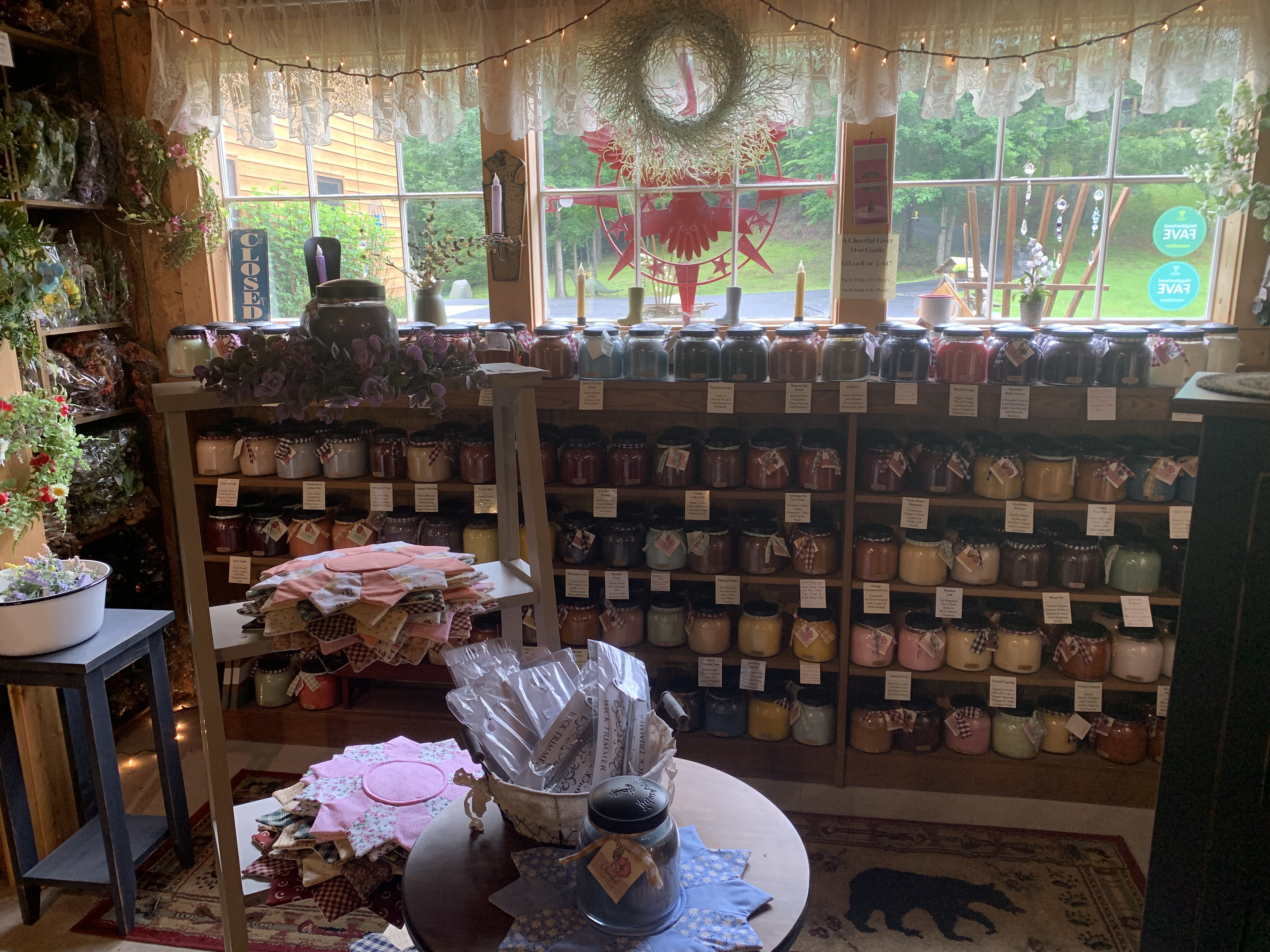 <p>Did you know, New Old Stuff has the biggest and best candle selection in Cherokee County. We carry all the scents from A Cheerful Give along with accessories to accent your home. Our 34 ounce candles are only $25 or 2 for $47. Bring a friend 93 Rockridge Rd Murphy 10-4 Thurs-Sat. .</p>